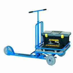 Løbehjul med lad. 150kg. Blå.