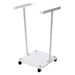 Affaldsvogn, hvid. Til  60 ltr. sække