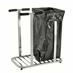 Affaldsvogn dobb, galv. Til 125 ltr. sæk