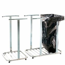 Affaldsvogn dobb, galv. Til 125 ltr. sæk