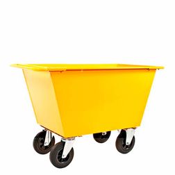 Affaldsvogn 300 liter gul