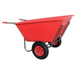 Staldkærre med 2 hjul, 350 kg. 270 ltr.