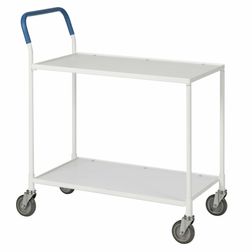 Bordvogn 2 hylder 44x85x95, hvid/hvid