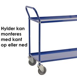 Bordvogn 2 hylder 48x108x94 cm, sort