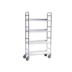 Hyldevogn med 4 hylder, 29x79x150h cm
