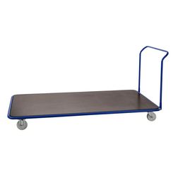 Platformsvogn 215x100x112h blå