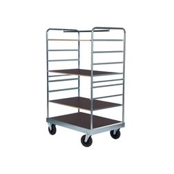 Etagevogn Heavy Steel, 80x120x190h cm.