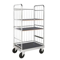 Etagevogn Heavy Steel , 70x100x190h cm.