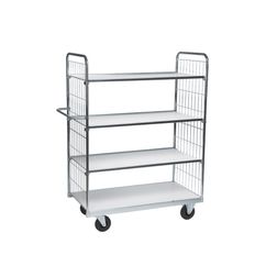 Hyldevogn fleksibel 4 hylder 139 cm