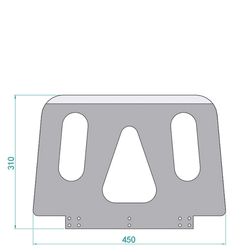 Skovlplade til Stairclimber El Trappesækkevogn