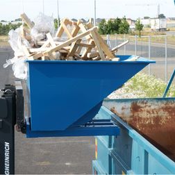Tipcontainer Tippo 900L, blå