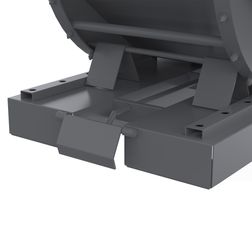 Tipcontainer AB Tip  1100 L, Grå