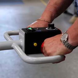 Elektrisk ladvogn 400 kg grå