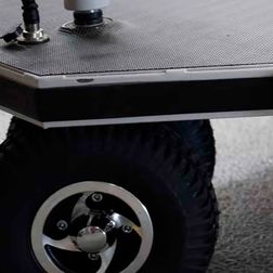 Elektrisk ladvogn 400 kg grå