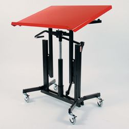 Maxibord, højdejusterbart m. 4 hjul