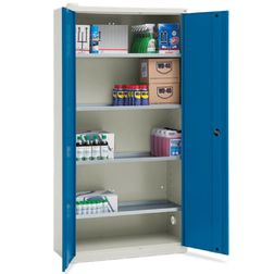 Materialeskab Blika Ms-1 Grå/Blå