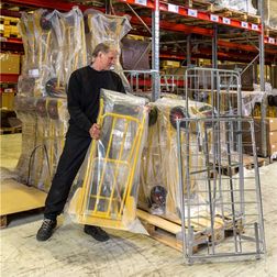 Pallecontainer, h180 cm., sammenklap