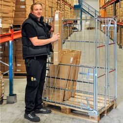 Pallecontainer, h180 cm., sammenklap