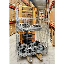 Trådbur, medium, sammenklappelig