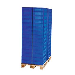LUX EURO kasse 60x40x14,5 cm blå