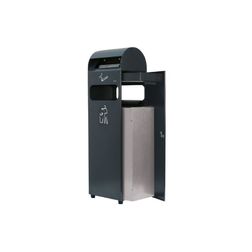 Affaldsbeholder 3/29 L Mørk grå