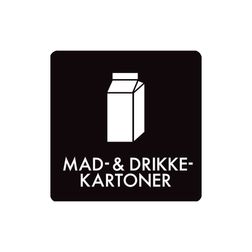 Pictogram 'MAD & DRIKKE KARTONER'