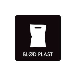 Pictogram 'BLØD PLAST'