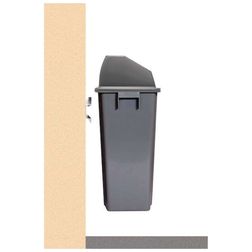 Vægbeslag til affaldsspande