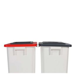 Koblingsbeslag til affaldsspande