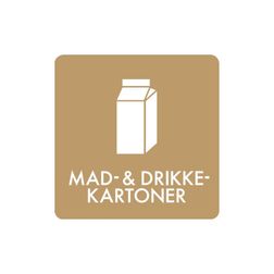 Pictogram 'MAD & DRIKKE KARTONER'