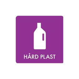Pictogram 'HÅRD PLAST'