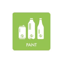 Pictogram udendørs 'PANT'