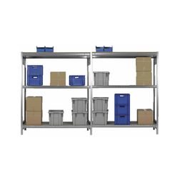 Stålreol HI280, 2 fags Storreol, 60x405x210h cm