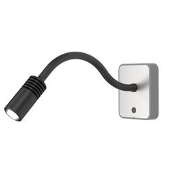 Væglampe Luxo A70 WG Sort/Grå