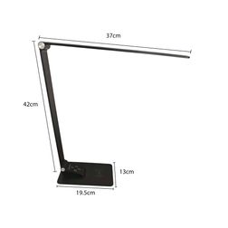 Skrivebordslampe INLUX Light UniCharge 2, sort