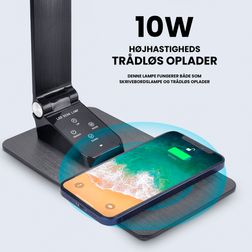 Skrivebordslampe INLUX Light UniCharge 2, sort