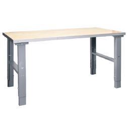 Arbejdsbord 80x160cm justerbar 70-97 cm