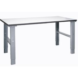 Arbejdsbord 80x120 cm justerbar 70-97 cm