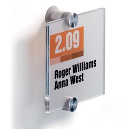 Dørskilt CRYSTAL SIGN 105x105mm