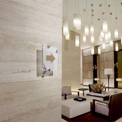 Dørskilt CRYSTAL SIGN 210x148mm (A5)