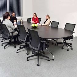 Mødesæt Flexo + 10 W101 stole