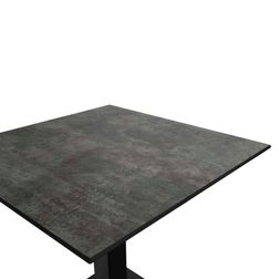 Cafebord 6 beton mørkegrå 69x69 cm
