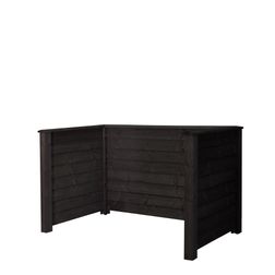 Base renovationsskjul Klink Profil - Trykimprægneret - Sort