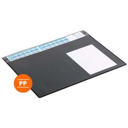 Skriveunderlag med udskiftelig dækplade