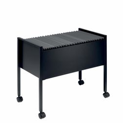 A4-hængemappe vogn, sort