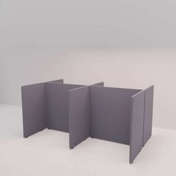 Skærmbås Nordic Light, 4 rum, 180x280 cm