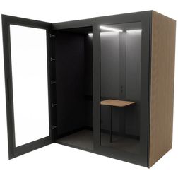 Dobbeltboks PhoneAlone, egetræslameller