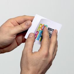 VISITOR BADGE 100 stk.