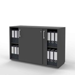 Skydedørsskab Jive med 4 rum