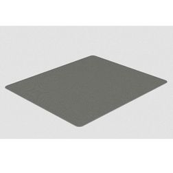 Stoleunderlag 118x138 cm, ash grey